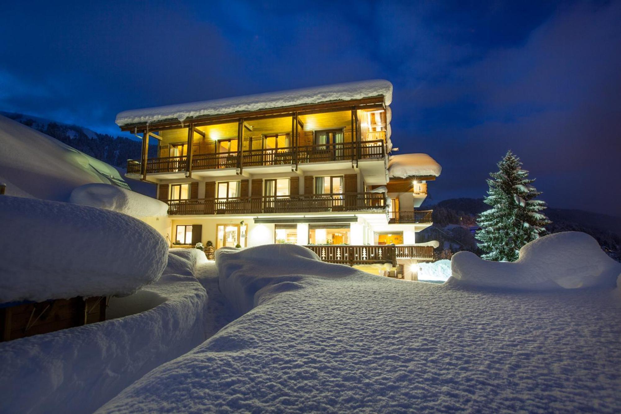 Chalet Les Rhodos Кордон Экстерьер фото