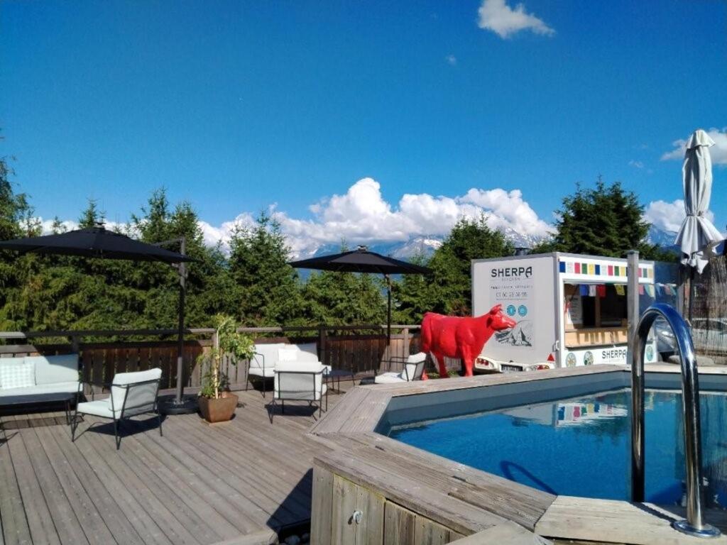 Chalet Les Rhodos Кордон Экстерьер фото